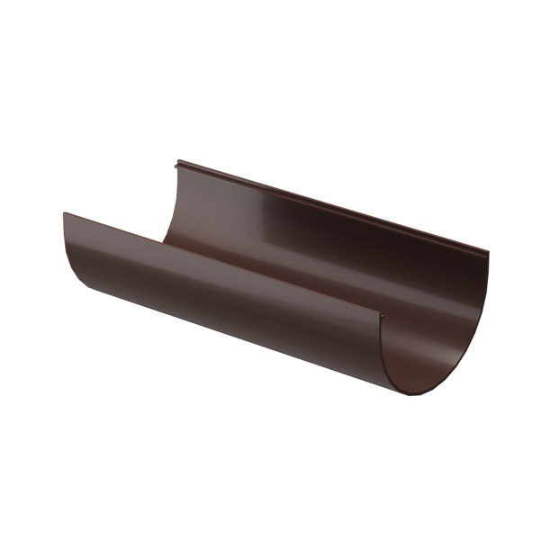 Желоб водосточный 3 м Premium, шоколад - 1