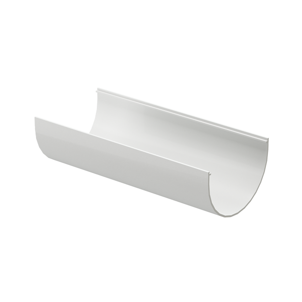 Желоб водосточный 2 м Standard, белый - 1